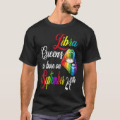 Rainbow Lips Queens Are Born On September 23rd Lib Tシャツ (正面)
