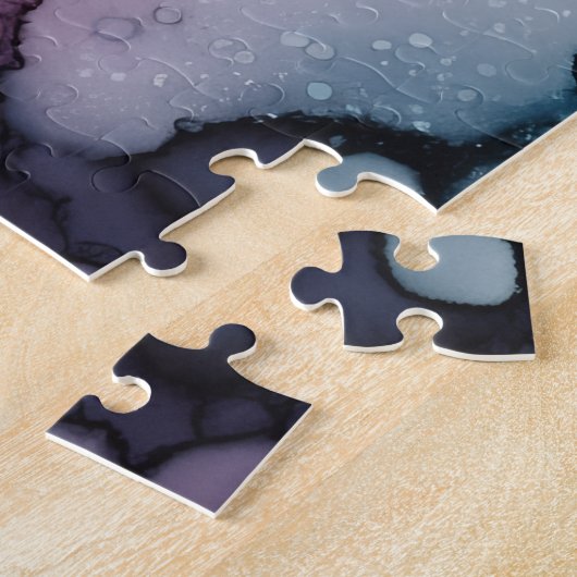 Rainbow Lollipop Alcohol Ink ジグソーパズル (側面)