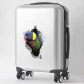 Rainbow Lorikeet Bird Decal– Exotic Parrot Sticker シール (スーツケース)