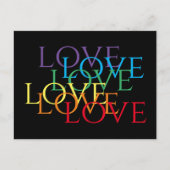 RAINBOW LOVEはがきII ポストカード (正面)