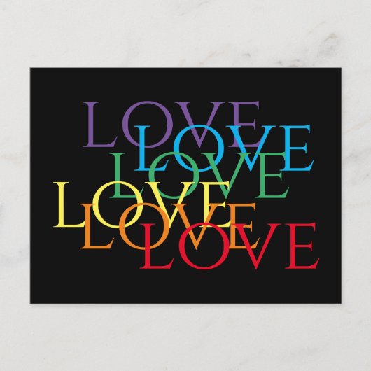 RAINBOW LOVEはがきII ポストカード (正面)