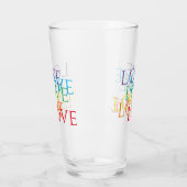 RAINBOW LOVE ピントグラス タンブラーグラス (左)