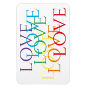RAINBOW LOVE 4x6フレキシブル磁石 マグネット (縦)