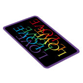 RAINBOW LOVE II 4x6フレキシブル磁石/紫 マグネット (右側)