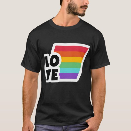 Rainbow Love Pride Month friends Tシャツ (正面)