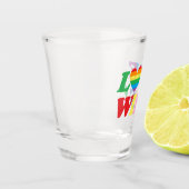 Rainbow Love Wins LGBT ショットグラス (左)