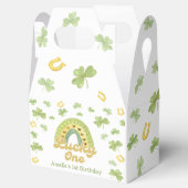 Rainbow Lucky One Birthday Favor Box フェイバーボックス (オープン)