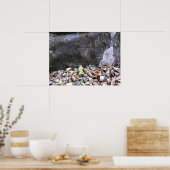 'Rainbow Man' Petroglyph, Maui, Hawaii ポスター (キッチン)