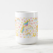 Rainbow Mane Horses Coffee Mug — Cooper & Cody コーヒーマグカップ (中央)