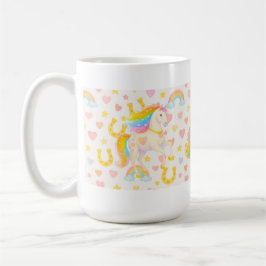 Rainbow Mane Horses Coffee Mug — Cooper & Cody コーヒーマグカップ