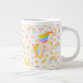 Rainbow Mane Horses Coffee Mug — Cooper & Cody ジャンボコーヒーマグカップ (右)