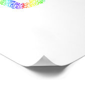 Rainbow Mantra Art – Allow Yourself To Forget ポスター (角)