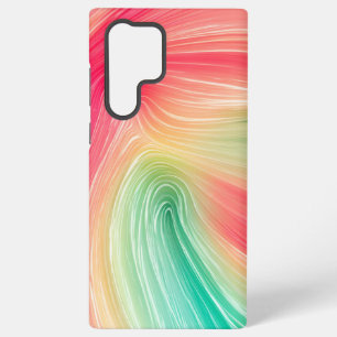 Rainbow Marble Art Phone Case Samsung Galaxy S22 Ultraケース