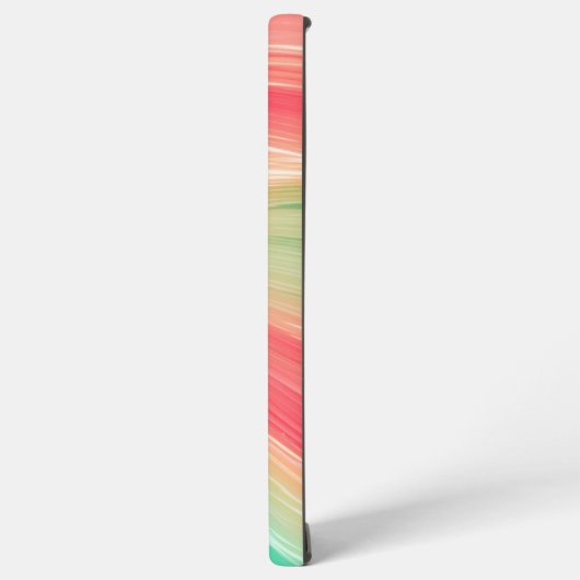 Rainbow Marble Art Phone Case Samsung Galaxyケース (左側面)