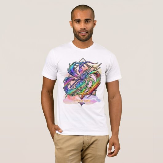 Rainbow Monkey King Hexa Crest Tシャツ (正面フル)