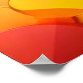 Rainbow Mosaic Geometric Pattern Abstract ポスター (角)