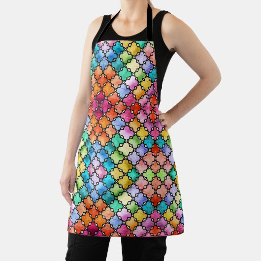 Rainbow mosaic pattern エプロン (インサイチュ)