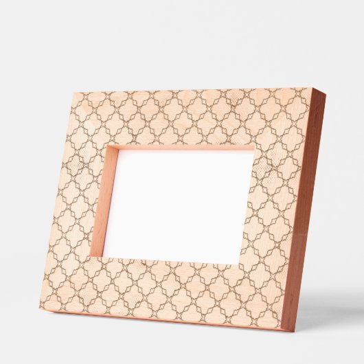 Rainbow mosaic pattern レーザー彫刻フレーム (左)