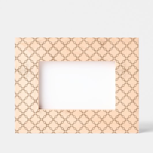 Rainbow mosaic pattern レーザー彫刻フレーム (正面)