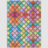 Rainbow mosaic pattern 薄葉紙 (正面)