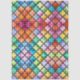 Rainbow mosaic pattern 薄葉紙