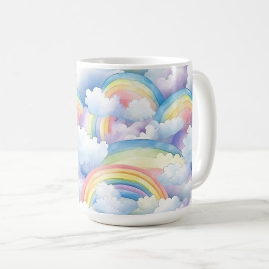 Rainbow Mug コーヒーマグカップ (正面右)