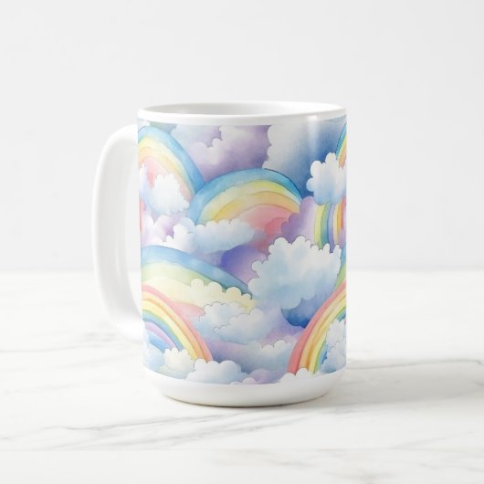 Rainbow Mug コーヒーマグカップ (正面左)