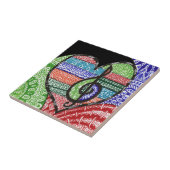 Rainbow Musicカラフルハートカスタマイズ タイル (側面)