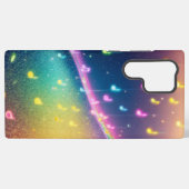 Rainbow Music Notes Galaxy Phone Case Samsung Galaxyケース (裏面横)