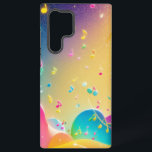 Rainbow Music Notes Pop Art Phone Case Samsung Galaxy S22 Ultraケース<br><div class="desc">A vibrant and playful phone case featuring colorful music notes joyfully dancing across a shimmering rainbow sky. The lively colors and sparkling lights create a cheerful atmosphere, as if music is filling the air. This fun and unique design is sure to brighten your day and add a creative touch to...</div>