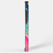 Rainbow Music Notes Pop Art Phone Case Samsung Galaxyケース (右側面)