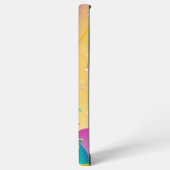 Rainbow Music Notes Pop Art Phone Case Samsung Galaxyケース (左側面)