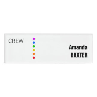 Rainbow Name Tag 名札