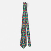 Rainbow Necktie | Colorful Statement Tie ネクタイ (正面)