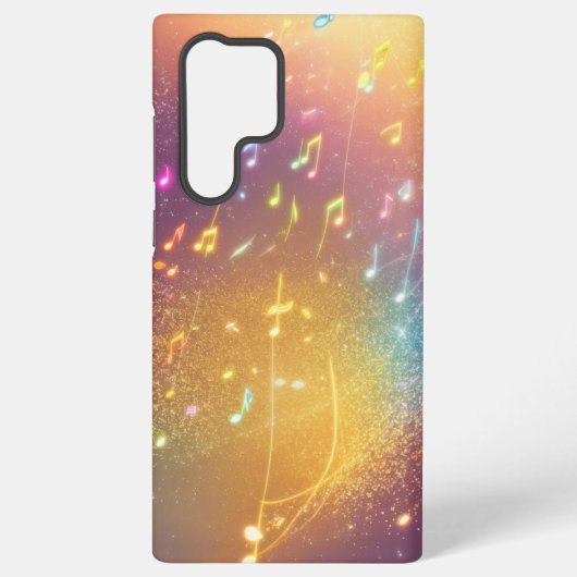 Rainbow Note Symphony Phone Case Samsung Galaxyケース (裏面)