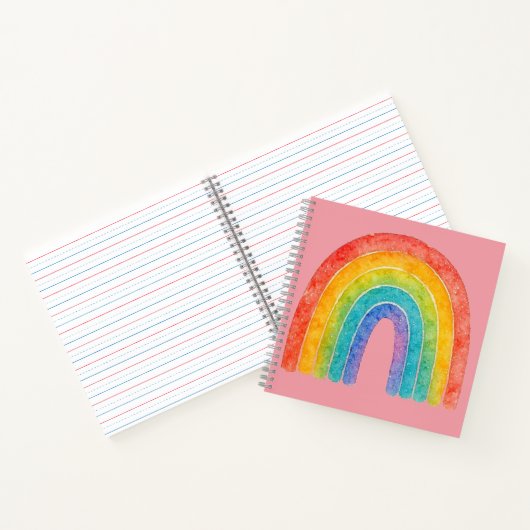 Rainbow notebook. ノートブック (内部)