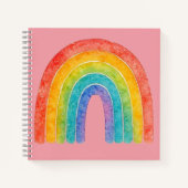 Rainbow notebook. ノートブック (正面)