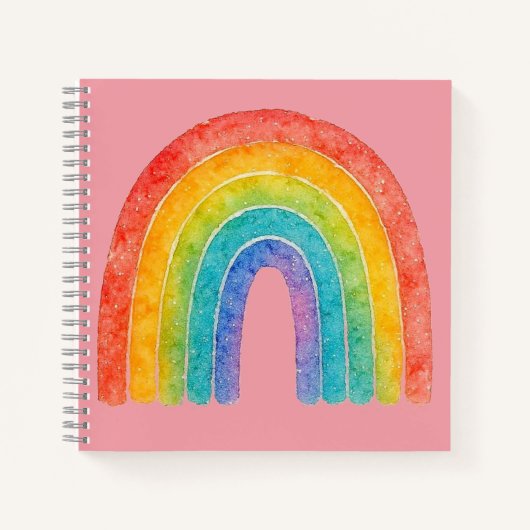 Rainbow notebook. ノートブック (正面)