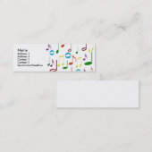 Rainbow Notesプロファイルカード スキニー名刺 (正面/裏面)