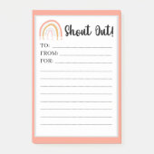 Rainbow Notes from Rainbow Shout Out Post It Notes ポストイット (正面)