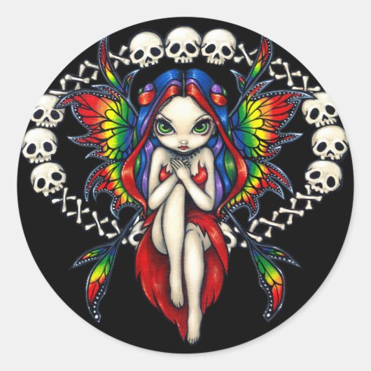 「Rainbow of Bones」シール ラウンドシール (正面)