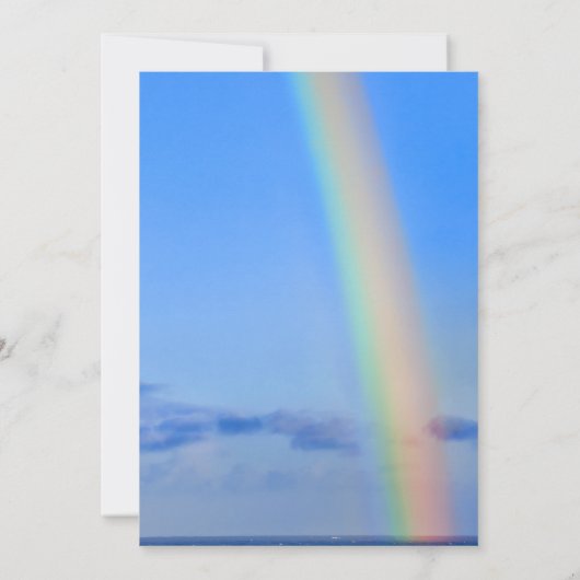 Rainbow of Love & Happiness結婚, s, RSVP 招待状 (裏面)