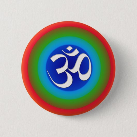 Rainbow_om 缶バッジ (正面)