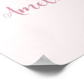 Rainbow Onederful 1st Birthday Party Welcome  ポスター (角)