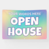 Rainbow OPEN HOUSE Custom Banner 横断幕 (横)