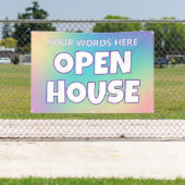 Rainbow OPEN HOUSE Custom Banner 横断幕 (インサイチュ)