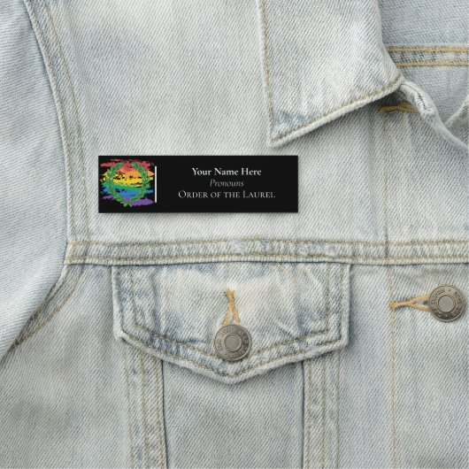 Rainbow Order of the Laurel Nameタグ 名札 (インサイチュ)