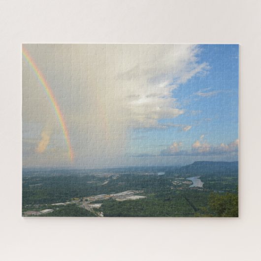Rainbow Over Chattanooga, Tennessee - 16x20インチ ジグソーパズル (横)