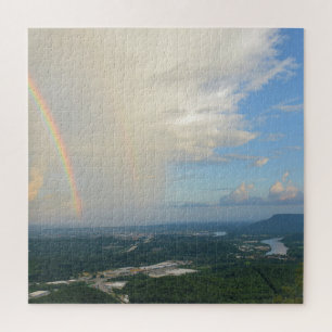 Rainbow Over Chattanooga, Tennessee - 20x20インチ ジグソーパズル