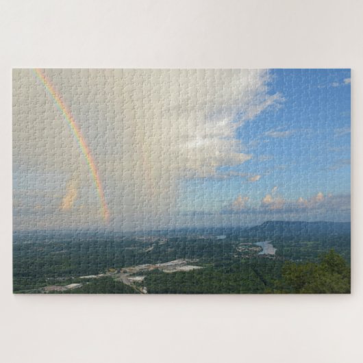 Rainbow Over Chattanooga, Tennessee - 20x30インチ ジグソーパズル (横)